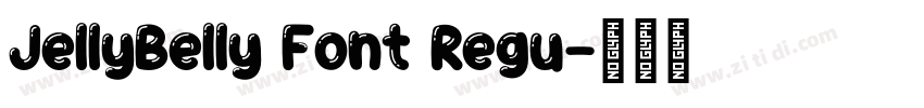 JellyBelly Font Regu字体转换